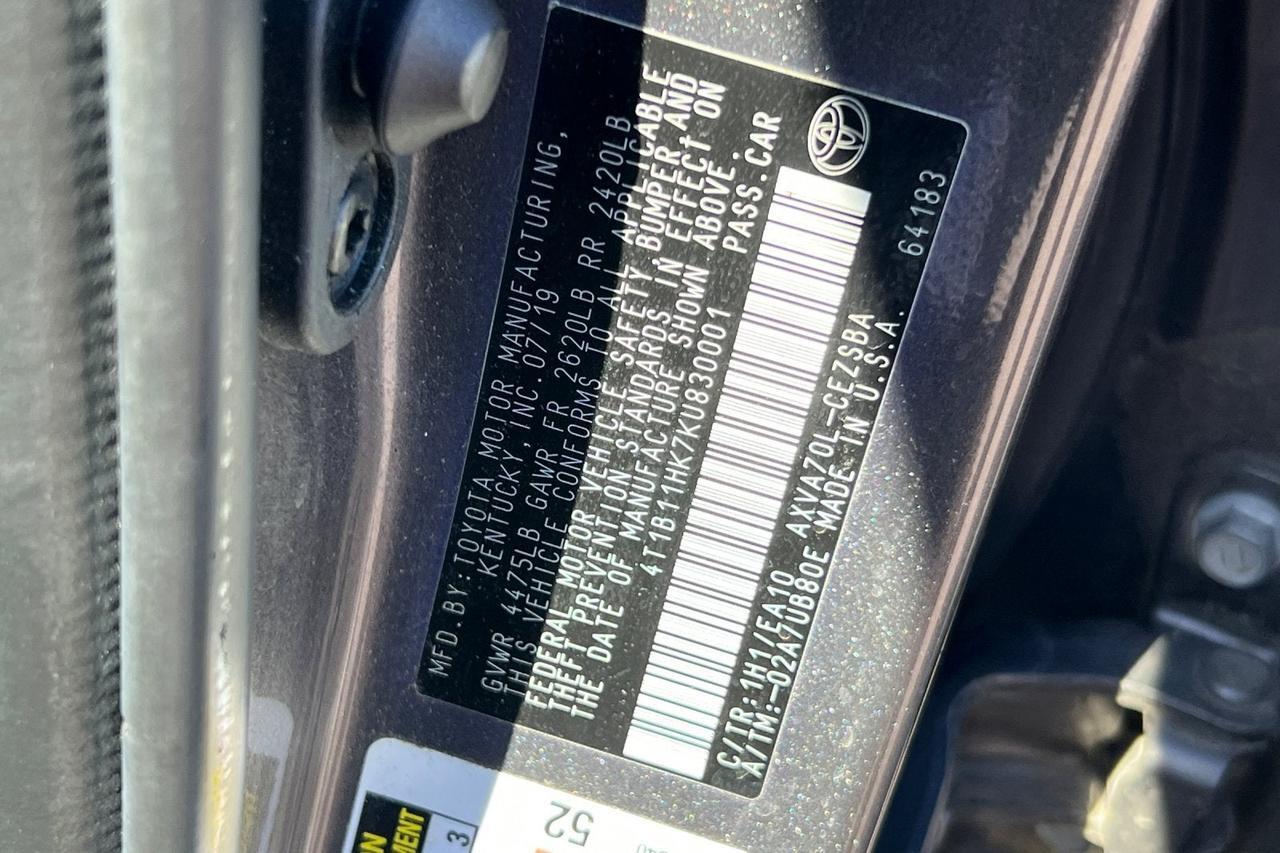 2019 Toyota Camry SE Roseville CA