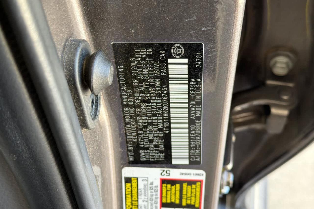 2019 Toyota Camry SE Roseville CA