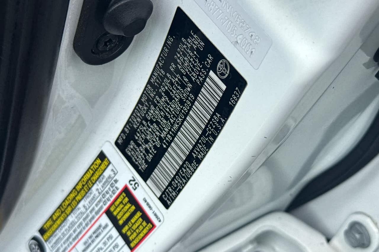 2019 Toyota Camry SE Roseville CA