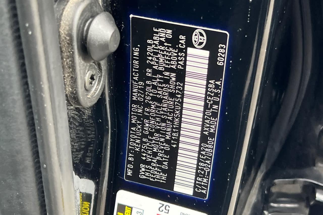 2019 Toyota Camry SE Roseville CA