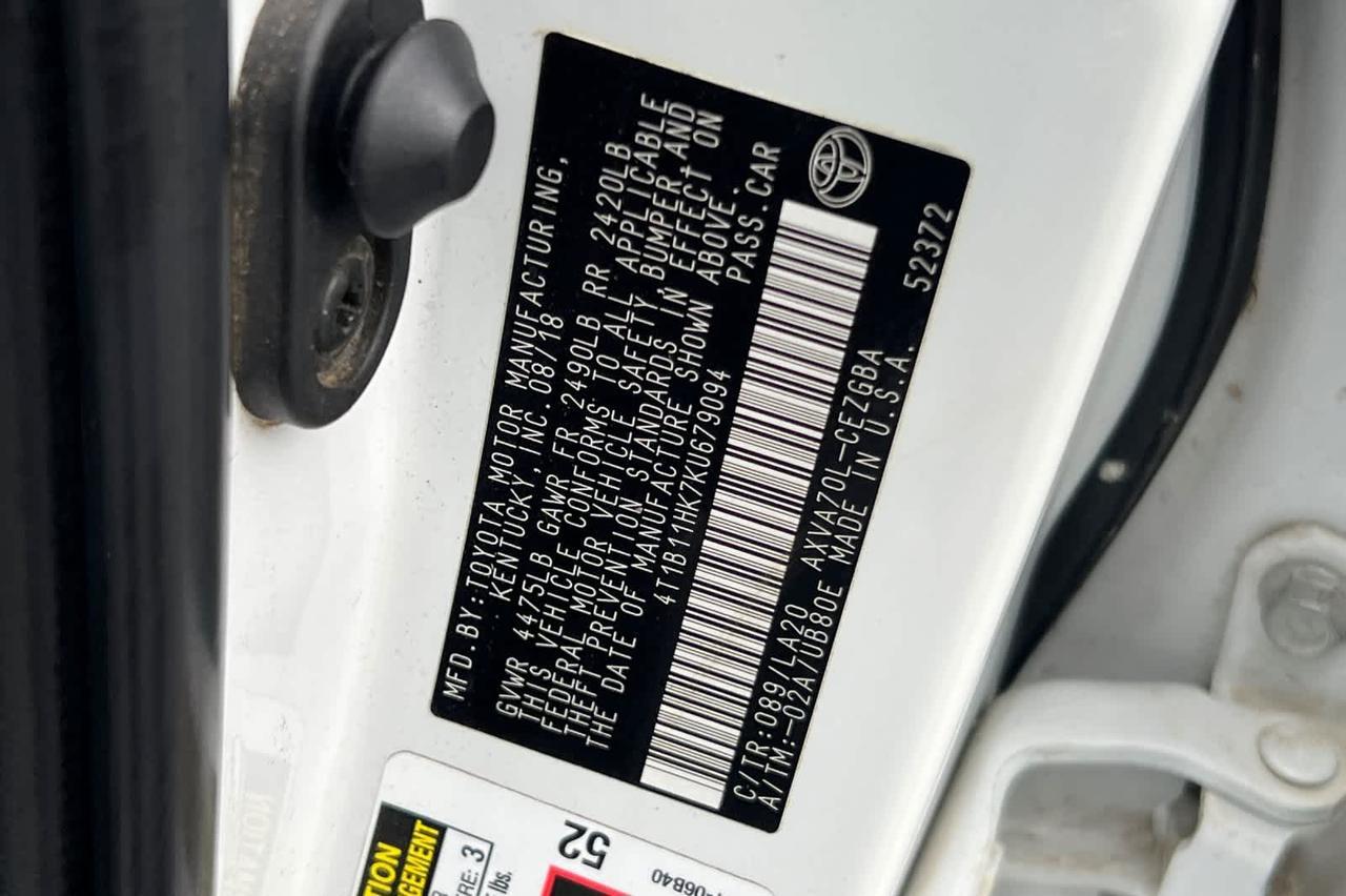 2019 Toyota Camry XLE Roseville CA