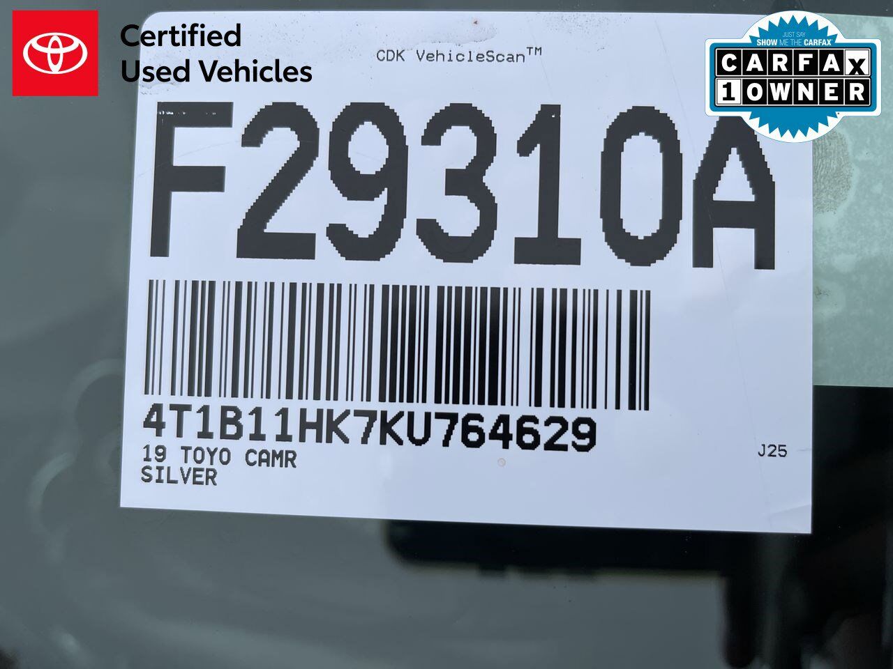 2019 Toyota Camry XLE White River Junction VT