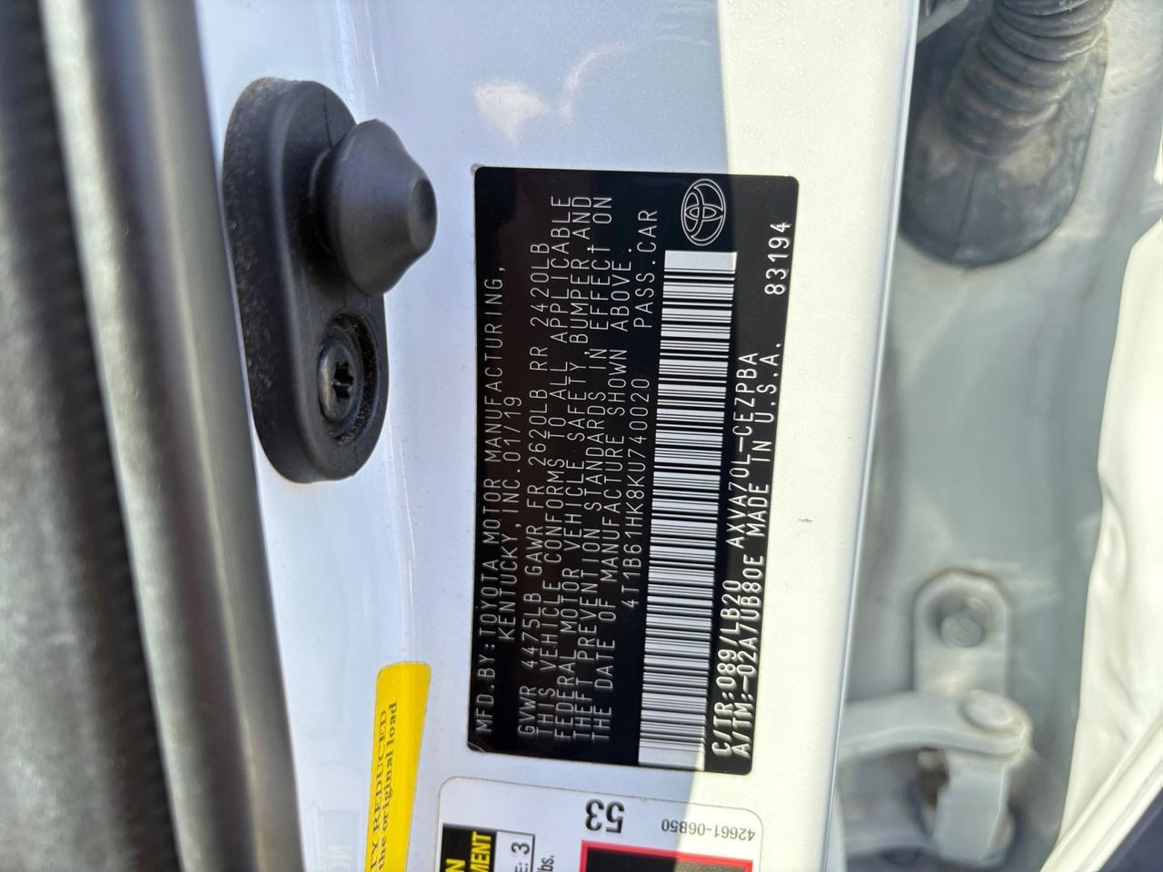 2019 Toyota Camry XSE New Braunfels TX