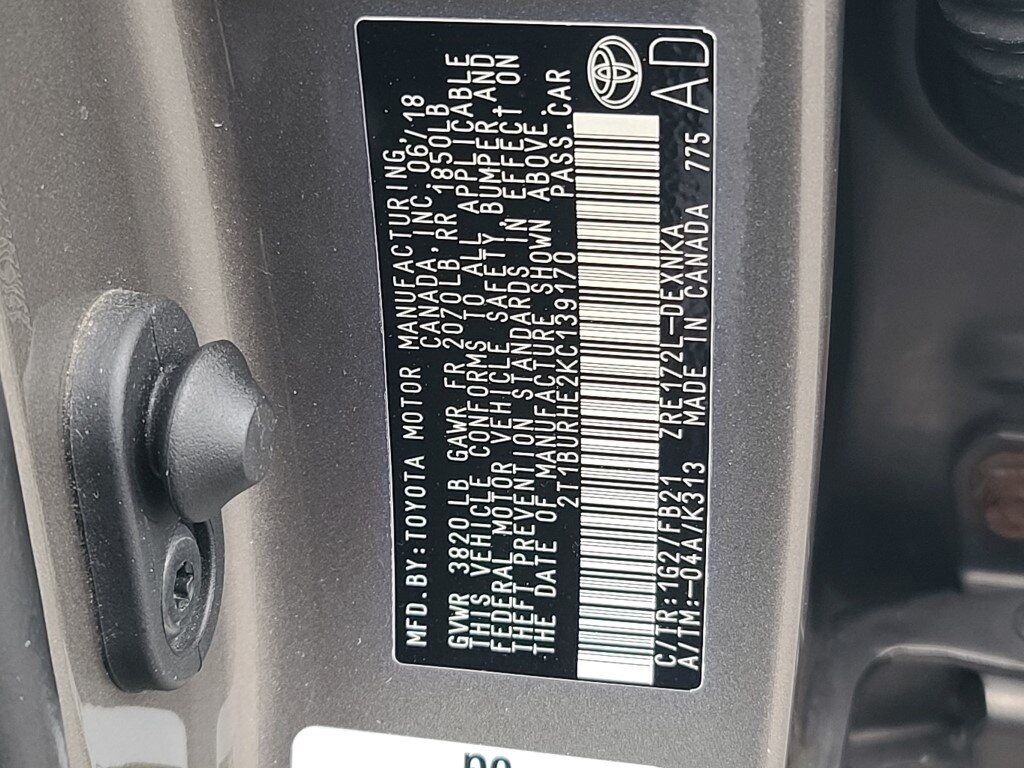 2019 Toyota Corolla LE Springfield VA