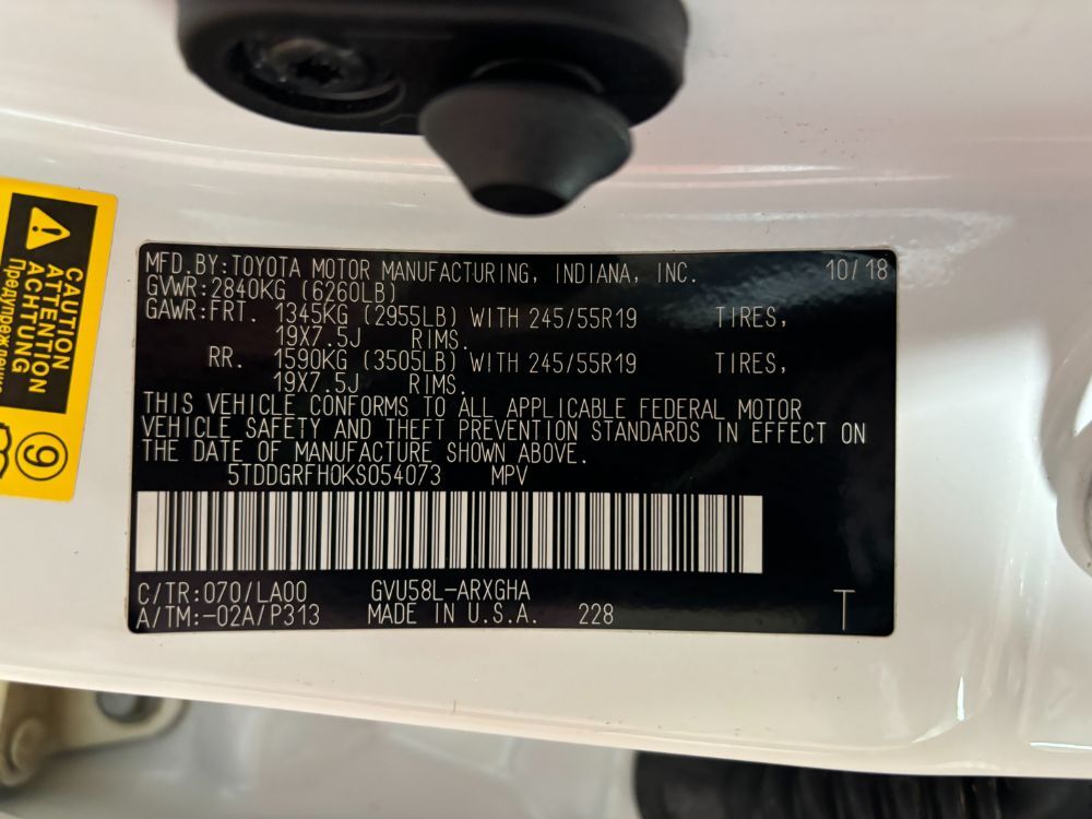 2019 Toyota Highlander Hybrid Limited Franklin OH