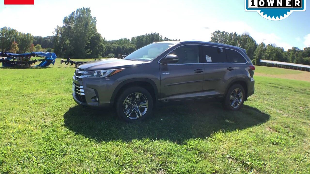 2019 Toyota Highlander Hybrid Limited Platinum White River Junction VT