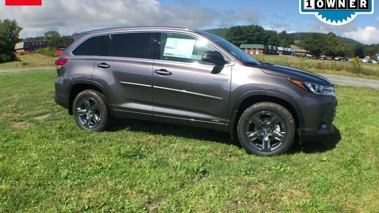2019 Toyota Highlander Hybrid Limited Platinum White River Junction VT