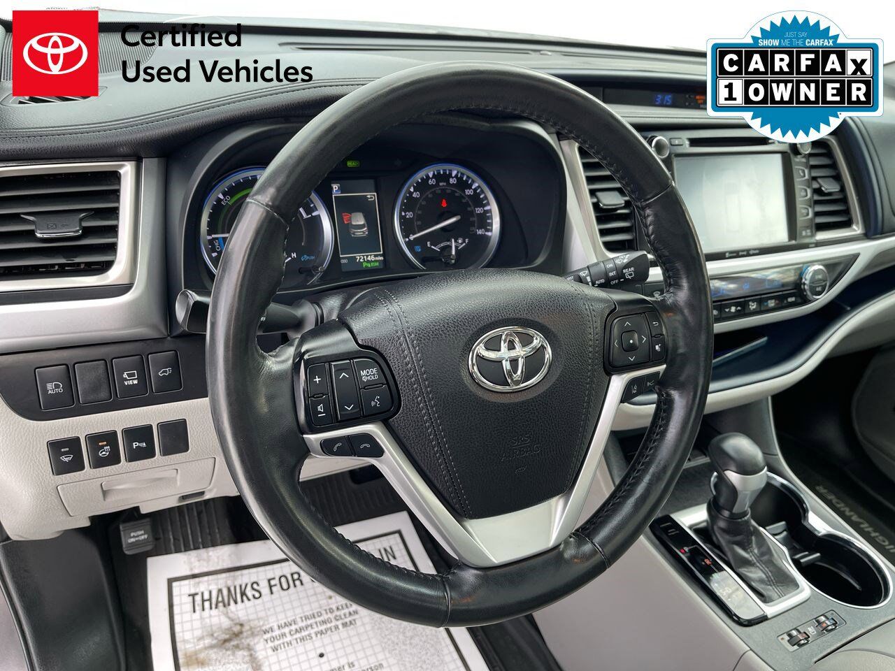 2019 Toyota Highlander Hybrid Limited Platinum White River Junction VT