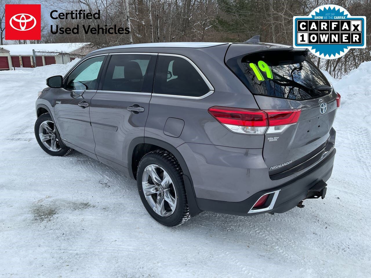 2019 Toyota Highlander Hybrid Limited Platinum White River Junction VT