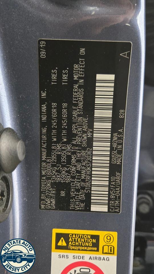 2019 Toyota Highlander LE Plus Jersey City NJ