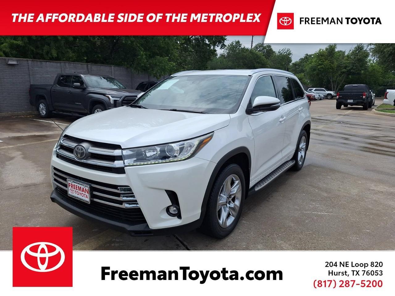 2019 Toyota Highlander Limited Hurst TX