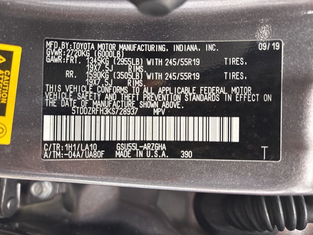 2019 Toyota Highlander Limited Platinum AWD Minocqua WI