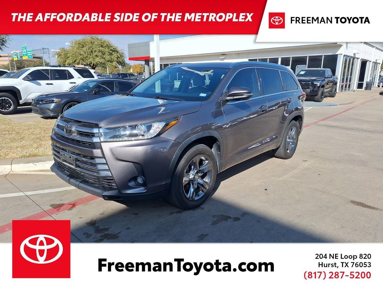 2019 Toyota Highlander Limited Platinum Hurst TX