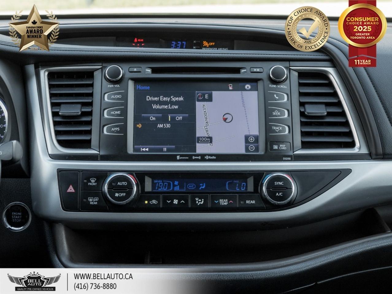 2019 Toyota Highlander XLE | 8SEATER | NAVI | SUNROOF | LTHR | B.CAM | LOWKM Toronto ON