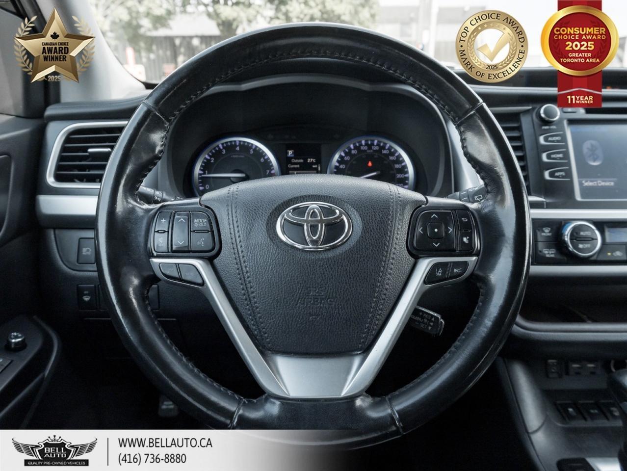 2019 Toyota Highlander XLE | 8SEATER | NAVI | SUNROOF | LTHR | B.CAM | LOWKM Toronto ON