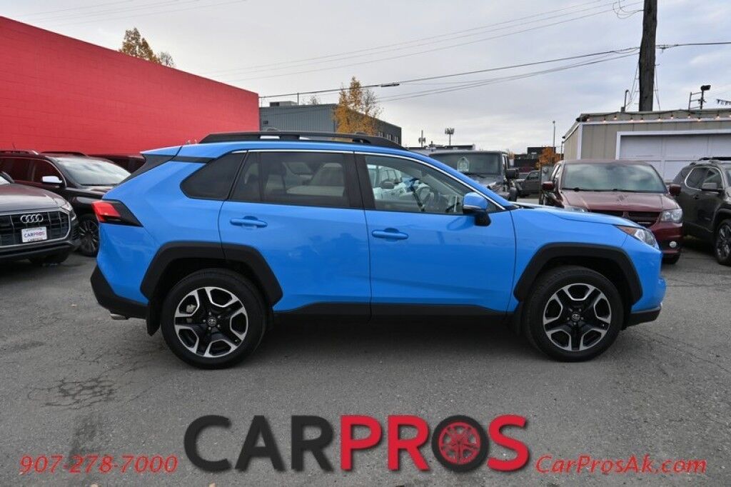 2019 Toyota RAV4 Adventure - AWD - 2.5L 4 Cyl - Cold Weather Pkg - Heated & Cooled Leather Seats - Heated Steering Wheel - Power Sunroof - Blind Spot Monitoring - Adaptive Cruise Control - Lane Departure Alert - Backup Camera - Bluetooth - 33 MPG Anchorage AK