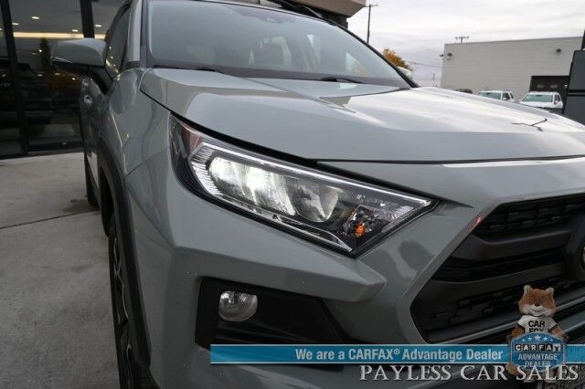 2019 Toyota RAV4 Adventure / AWD / Advanced Tech & Cold Weather Pkg / Heated & Cooled Leather Seats / Heated Steering / Adaptive Cruise / Lane Watch & Blind Spot Alert / Apple CarPlay & Android Auto / Back Up Cam / 1-Owner Anchorage AK