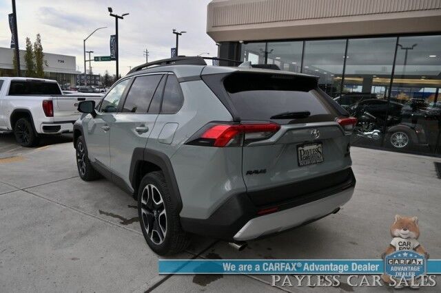 2019 Toyota RAV4 Adventure / AWD / Advanced Tech & Cold Weather Pkg / Heated & Cooled Leather Seats / Heated Steering / Adaptive Cruise / Lane Watch & Blind Spot Alert / Apple CarPlay & Android Auto / Back Up Cam / 1-Owner Anchorage AK