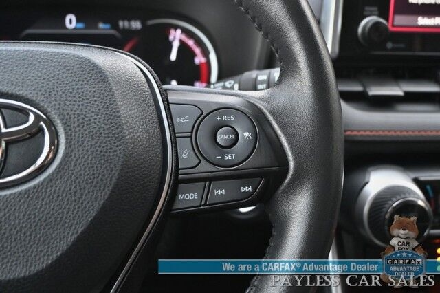 2019 Toyota RAV4 Adventure / AWD / Advanced Tech & Cold Weather Pkg / Heated & Cooled Leather Seats / Heated Steering / Adaptive Cruise / Lane Watch & Blind Spot Alert / Apple CarPlay & Android Auto / Back Up Cam / 1-Owner Anchorage AK