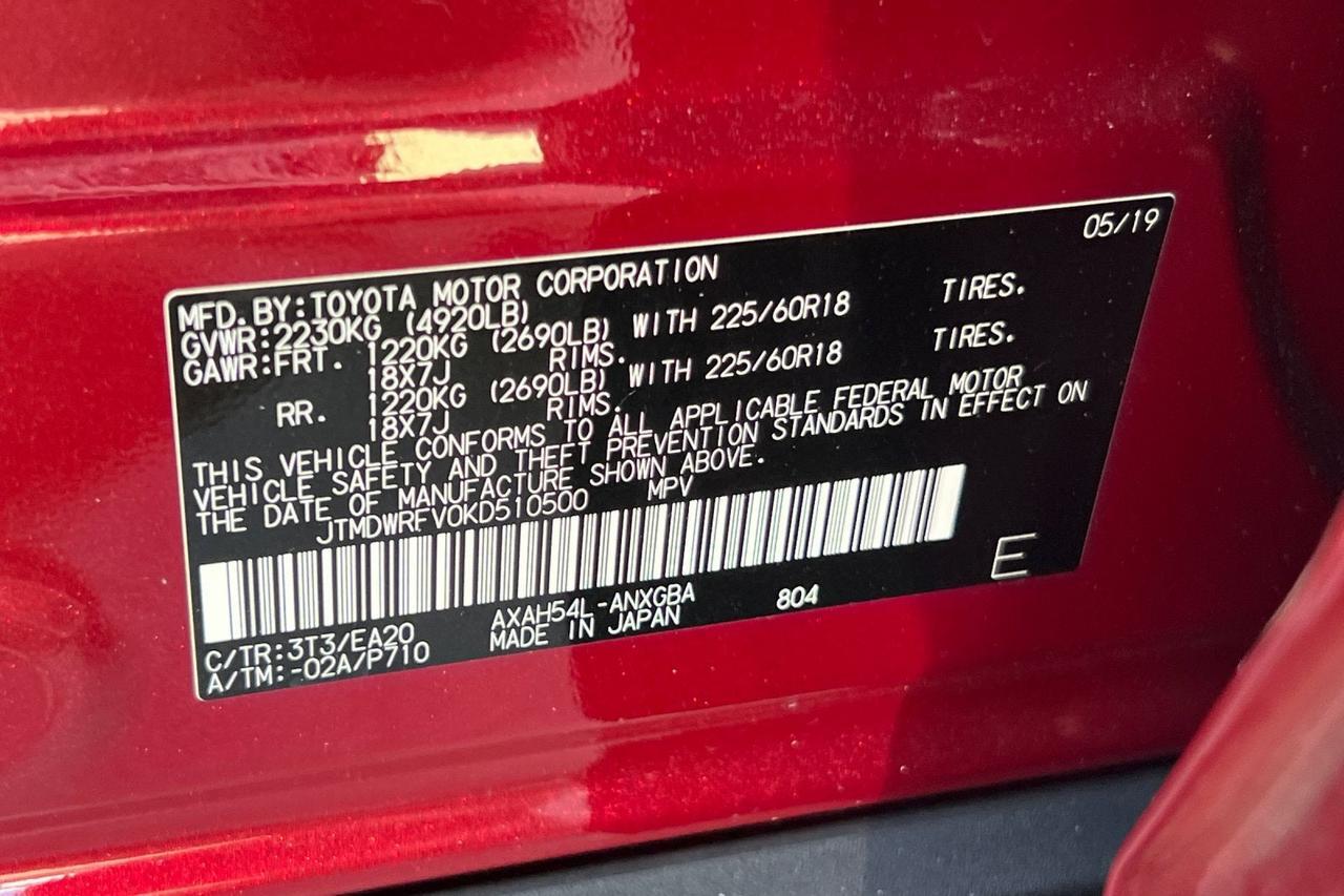2019 Toyota RAV4 Hybrid Limited Roseville CA