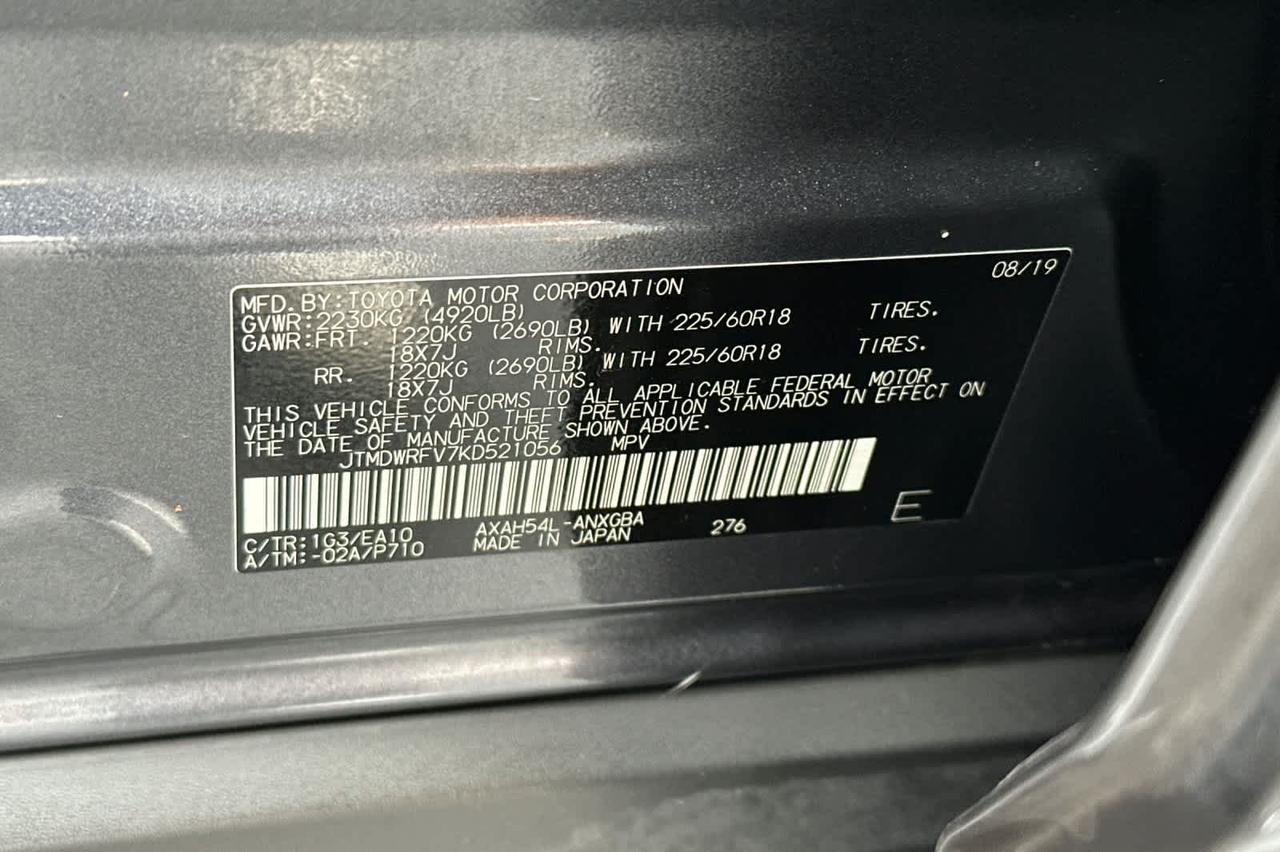 2019 Toyota RAV4 Hybrid Limited Roseville CA