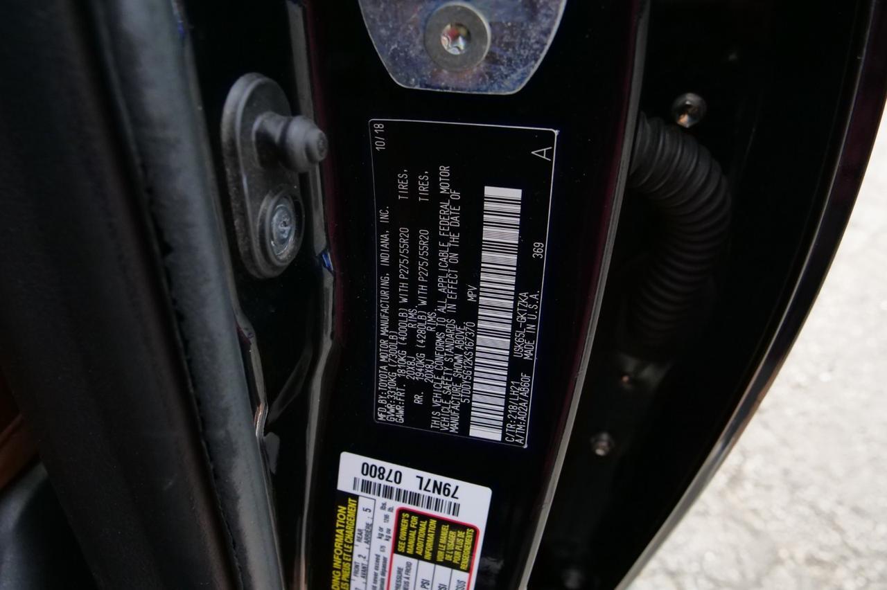2019 Toyota Sequoia Platinum / 4WD / Rear Entertainment / Adaptive Suspension! Lincolnton NC