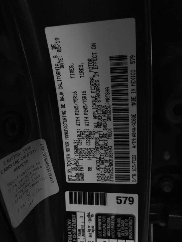 2019 Toyota Tacoma 2WD SR5 Double Cab 5&apos; Bed AT (Natl) Jacksonville FL