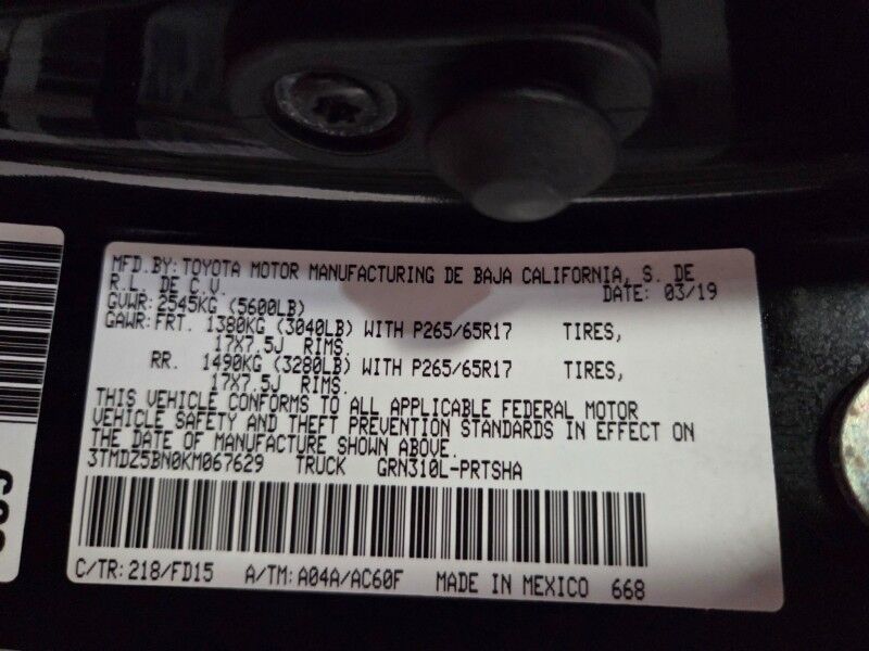 2019 Toyota Tacoma 4WD TRD Off Road 3.5L V6 GPS Camera Tech Pkg FREE WARRANTY Arlington TX