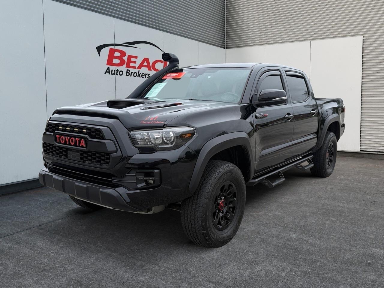 2019 Toyota Tacoma 4WD TRD Pro, HEATED SEATS, JBL SPEAKERS, 4X4, BED LINER, RUNNING BOARDS, TOW PACKAGE, SLIDING REAR WINDOW, BACKUP CAMERA, POWER MIRRORS, SUNROOF, INTAKE SNORKEL, MAKE THIS TRUCK YOURS TODAY!