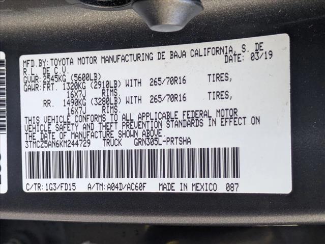 2019 Toyota Tacoma TRD Off Road Roseville CA