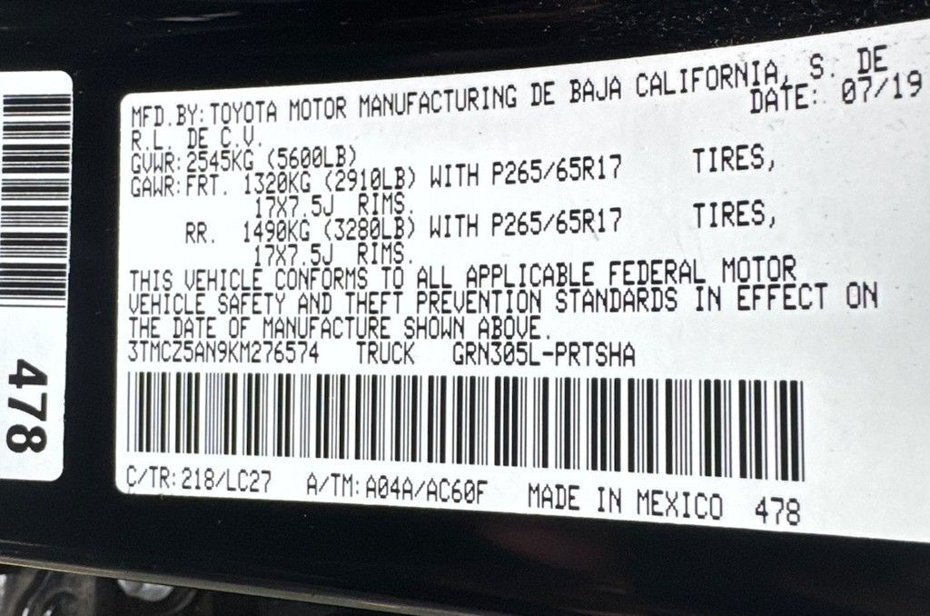 2019 Toyota Tacoma TRD Sport Portland OR