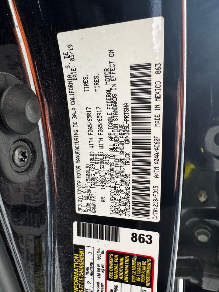 2019 Toyota Tacoma TRD Sport Fredericksburg VA