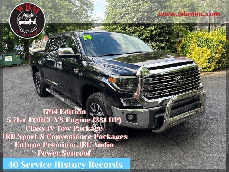 2019 Toyota Tundra 1794 Edition CrewMax 5.7L 4WD