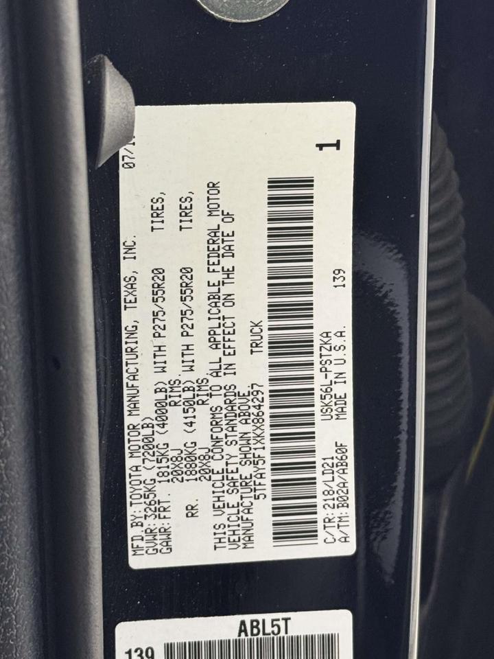 2019 Toyota Tundra 1794 Fredericksburg VA