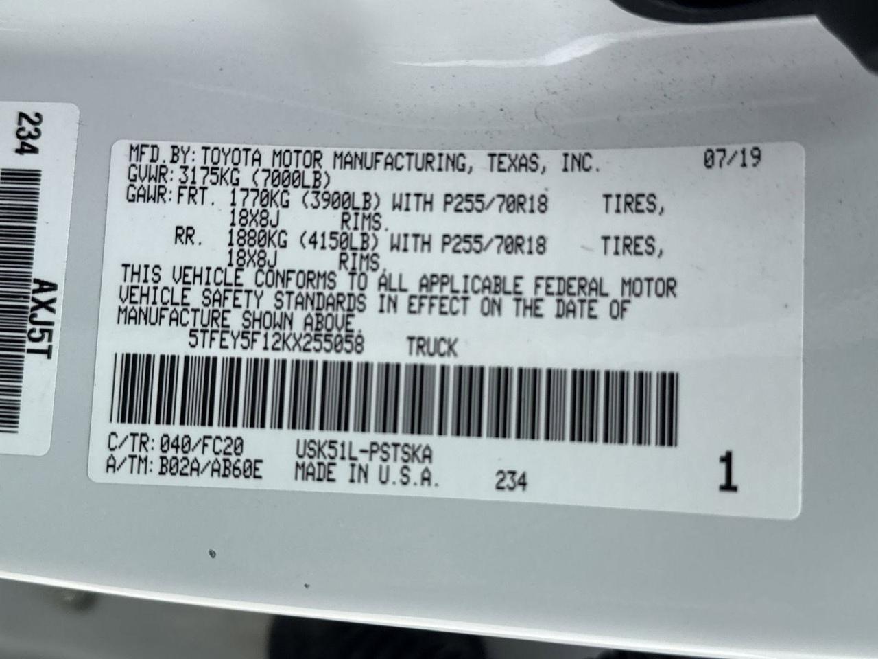 2019 Toyota Tundra 2WD SR5 San Antonio TX