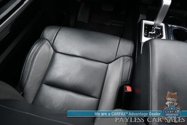 2019 Toyota Tundra Limited / 4X4 / Crew Cab / 5.7L V8 / Power & Heated Leather Seats / Navigation / Auto Start / Sunroof / Lane & Collision Alert / Bluetooth / Back Up Camera / Aux & USB Jacks / Tonneau Cover / Bed Liner / Tow Pkg Anchorage AK