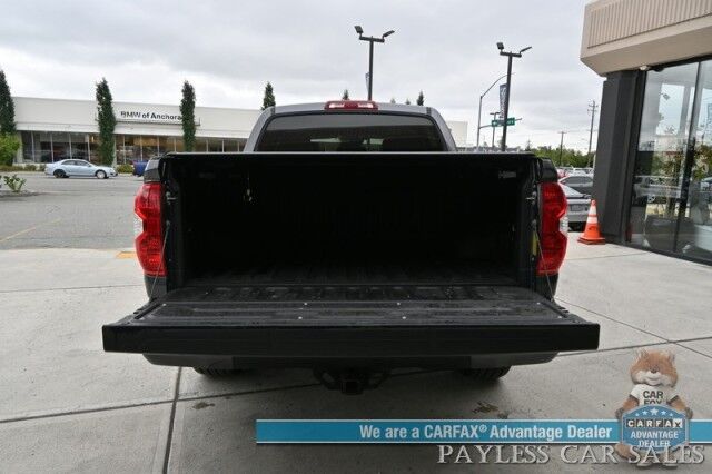 2019 Toyota Tundra Limited / 4X4 / Crew Cab / 5.7L V8 / Power & Heated Leather Seats / Navigation / Auto Start / Sunroof / Lane & Collision Alert / Bluetooth / Back Up Camera / Aux & USB Jacks / Tonneau Cover / Bed Liner / Tow Pkg Anchorage AK