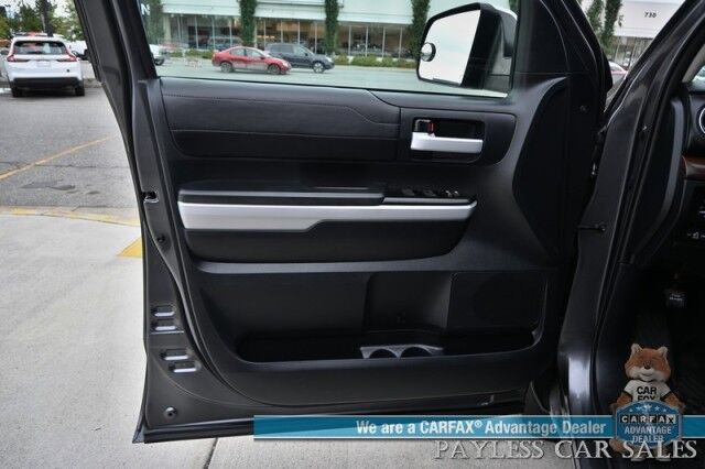 2019 Toyota Tundra Limited / 4X4 / Crew Cab / 5.7L V8 / Power & Heated Leather Seats / Navigation / Auto Start / Sunroof / Lane & Collision Alert / Bluetooth / Back Up Camera / Aux & USB Jacks / Tonneau Cover / Bed Liner / Tow Pkg Anchorage AK
