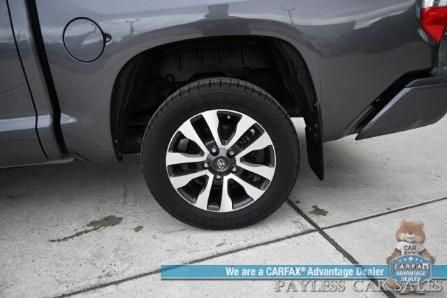 2019 Toyota Tundra Limited / 4X4 / Crew Cab / 5.7L V8 / Power & Heated Leather Seats / Navigation / Auto Start / Sunroof / Lane & Collision Alert / Bluetooth / Back Up Camera / Aux & USB Jacks / Tonneau Cover / Bed Liner / Tow Pkg Anchorage AK