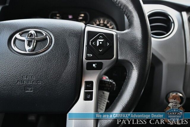 2019 Toyota Tundra Limited / 4X4 / Crew Cab / 5.7L V8 / Power & Heated Leather Seats / Navigation / Auto Start / Sunroof / Lane & Collision Alert / Bluetooth / Back Up Camera / Aux & USB Jacks / Tonneau Cover / Bed Liner / Tow Pkg Anchorage AK