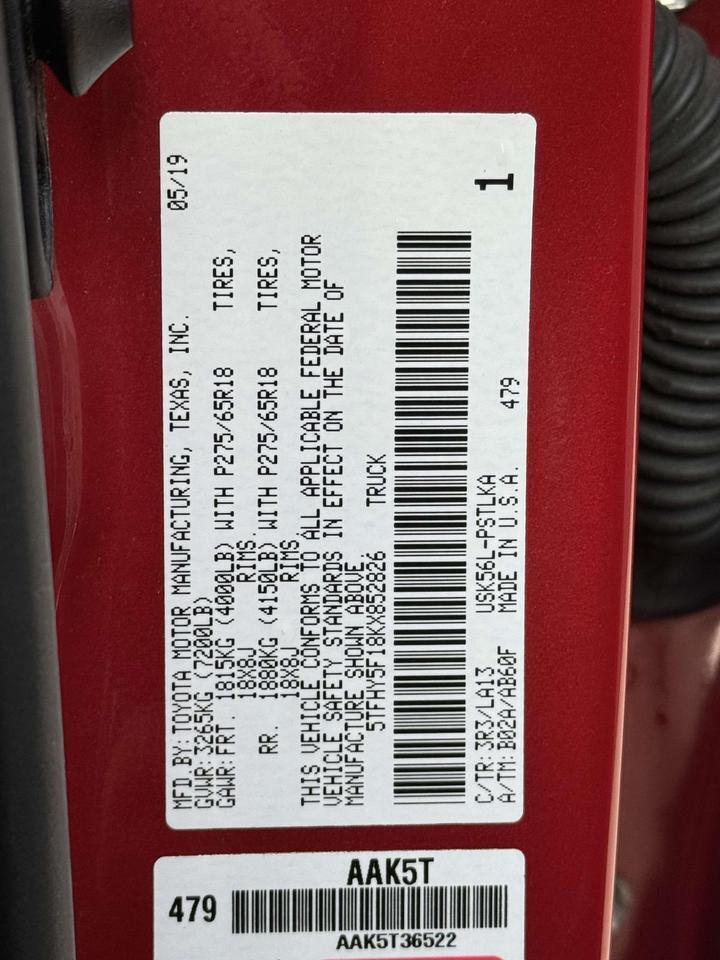 2019 Toyota Tundra Limited Fredericksburg VA