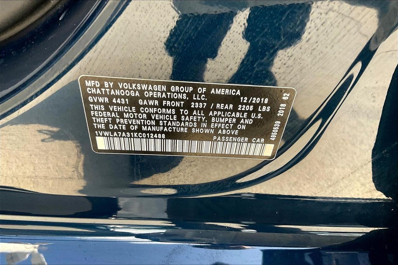 2019 VOLKSWAGEN PASSAT WOLFSBURG Houston TX