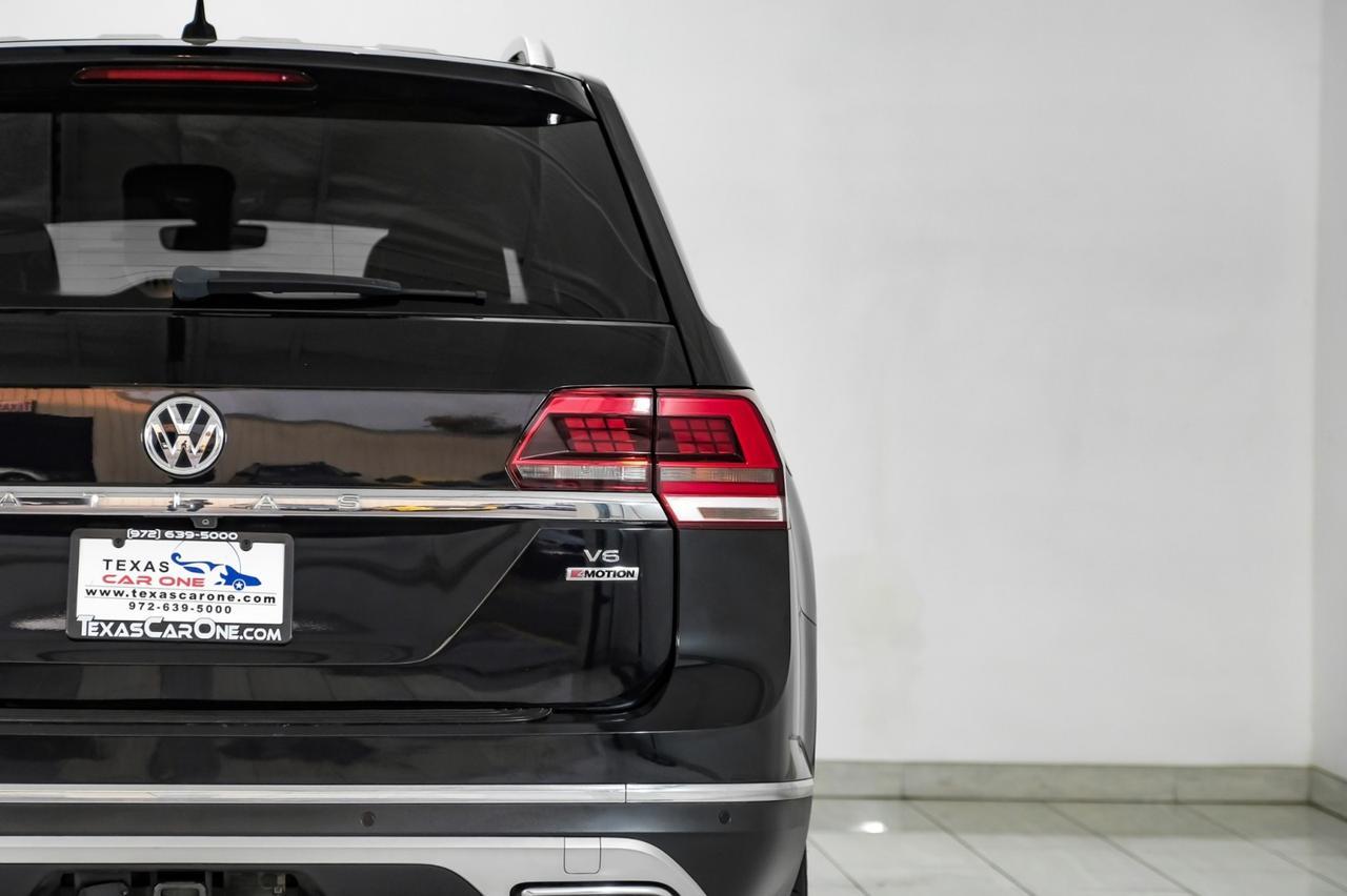 2019 Volkswagen Atlas 3.6L SEL BLIND SPOT FRONT ASSIST NAVIGATION PANORAMA LEATHER HEA Carrollton TX