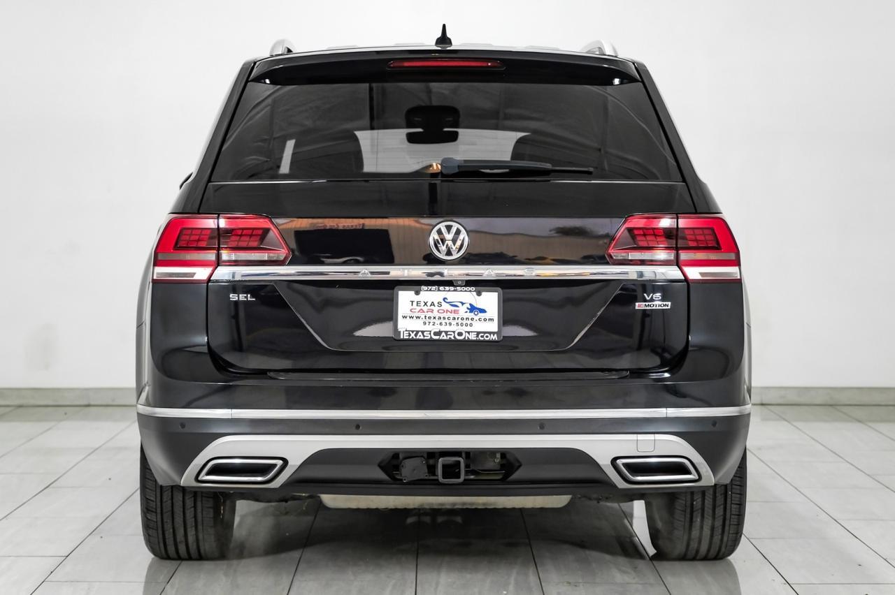 2019 Volkswagen Atlas 3.6L SEL BLIND SPOT FRONT ASSIST NAVIGATION PANORAMA LEATHER HEA Carrollton TX