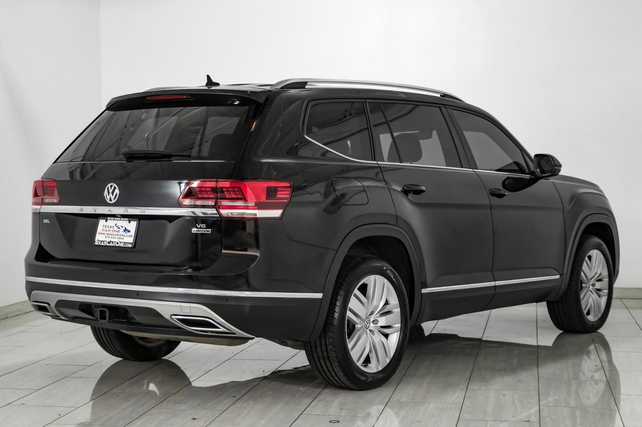 2019 Volkswagen Atlas 3.6L SEL BLIND SPOT FRONT ASSIST NAVIGATION PANORAMA LEATHER HEA Carrollton TX