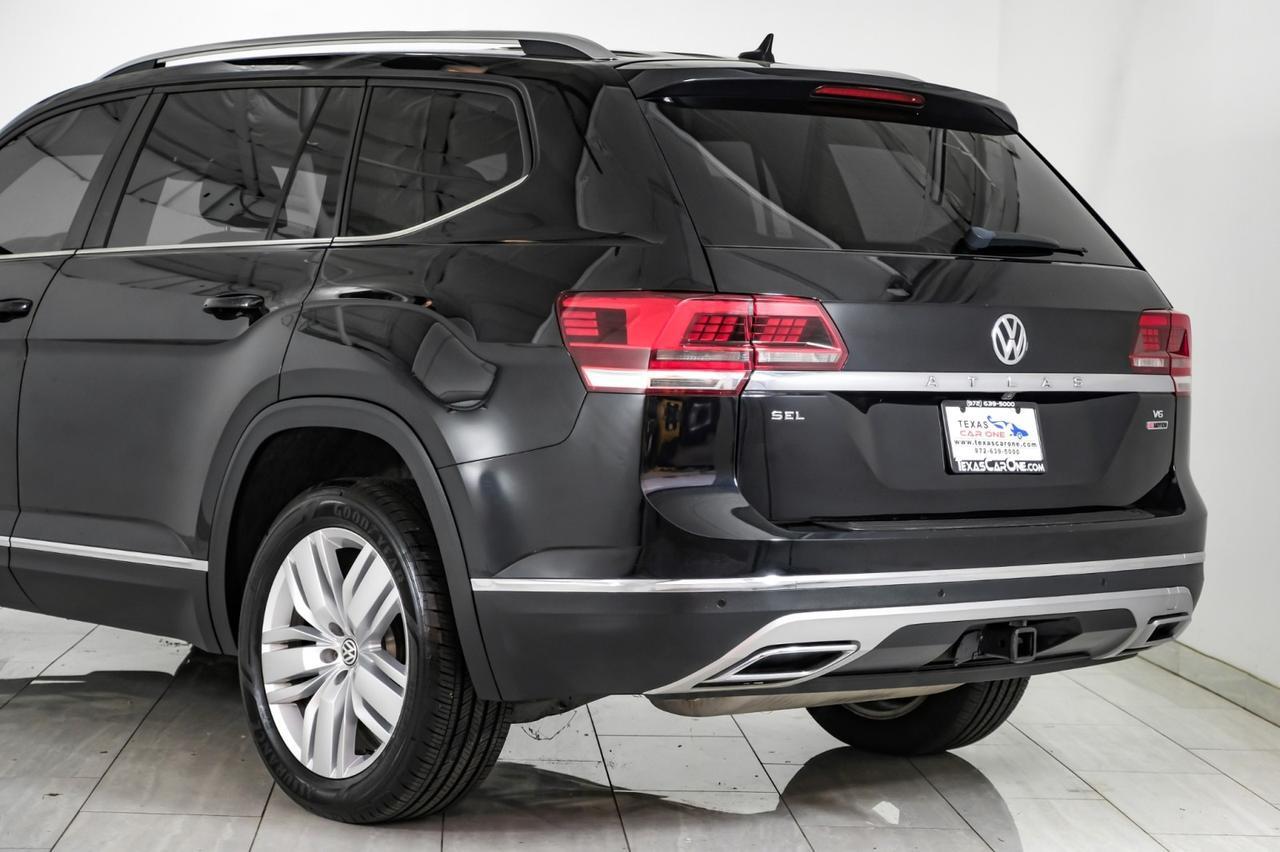 2019 Volkswagen Atlas 3.6L SEL BLIND SPOT FRONT ASSIST NAVIGATION PANORAMA LEATHER HEA Carrollton TX