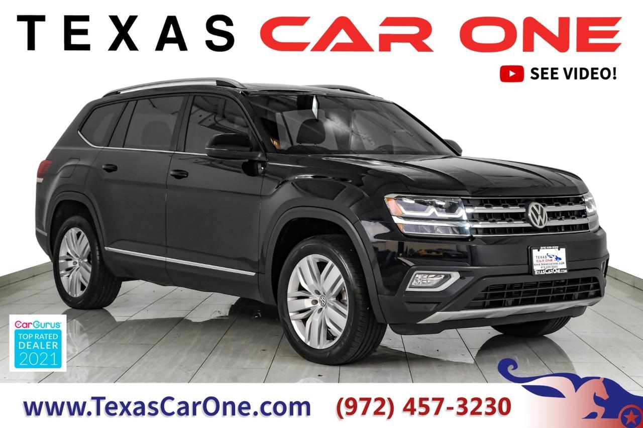 2019 Volkswagen Atlas 3.6L SEL BLIND SPOT FRONT ASSIST NAVIGATION PANORAMA LEATHER HEA