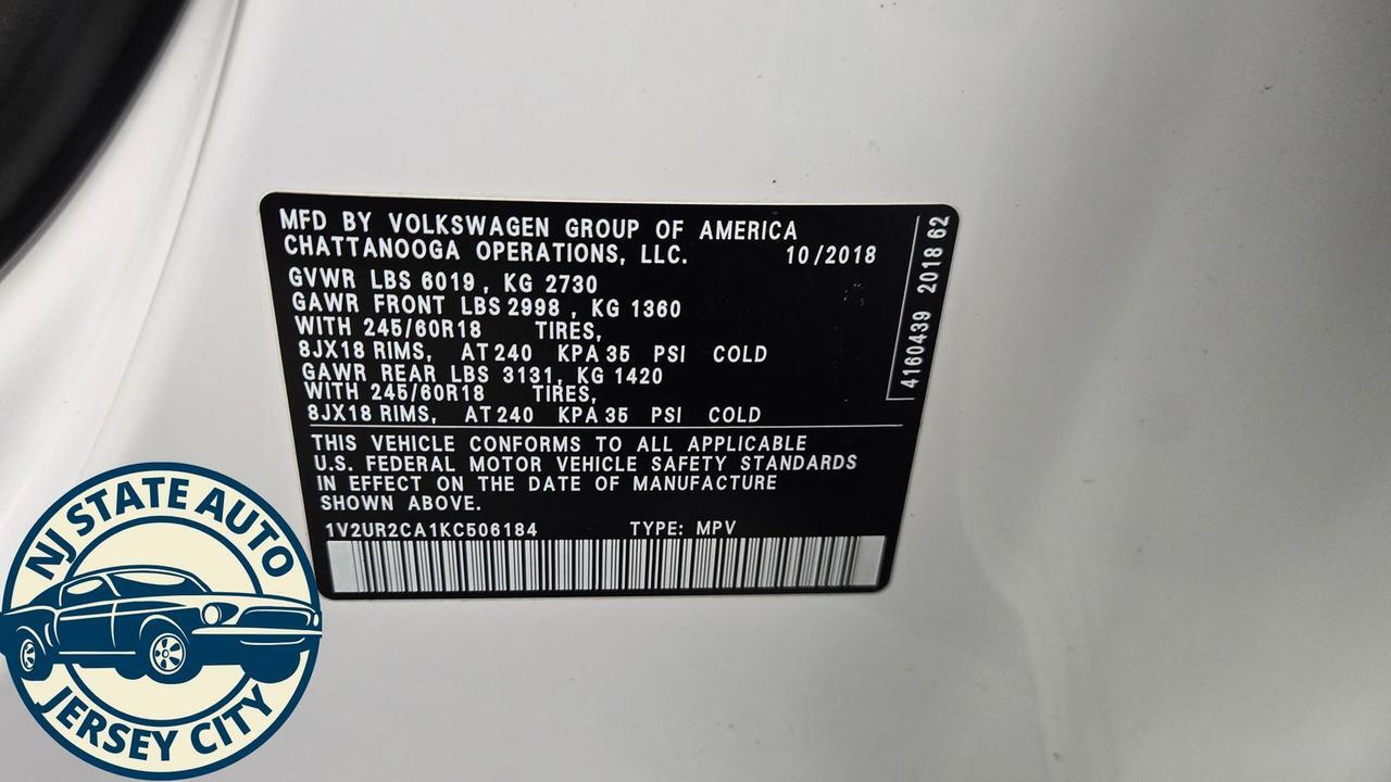 2019 Volkswagen Atlas 3.6L V6 SE Jersey City NJ