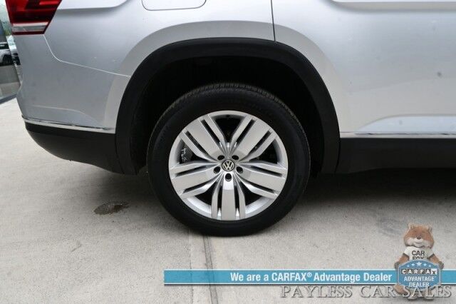 2019 Volkswagen Atlas 3.6L V6 SEL / Auto Start / Heated Leather Seats & Steering Wheel / NAV / Pano Sunroof / Adaptive Cruise / Lane Depart & Blind Spot Alert / Apple CarPlay & Android Auto / 3rd Row / Seats 7 / Tow Pkg Anchorage AK