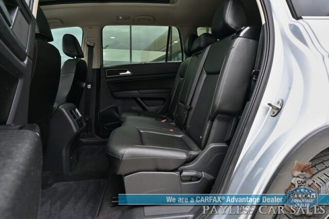 2019 Volkswagen Atlas 3.6L V6 SEL / Auto Start / Heated Leather Seats & Steering Wheel / NAV / Pano Sunroof / Adaptive Cruise / Lane Depart & Blind Spot Alert / Apple CarPlay & Android Auto / 3rd Row / Seats 7 / Tow Pkg Anchorage AK